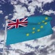 Tuvalu Flag With Sky - VideoHive Item for Sale