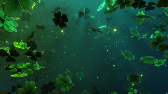 Clover Leaves Background 02