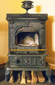 Cast iron old fashioned wood burning stove - PhotoDune Item for Sale
