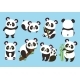 Cartoon Pandas - GraphicRiver Item for Sale