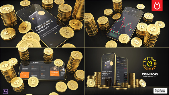 Phone 13 Pro Mockup with Crypto App Presentation