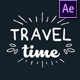 Travel cartoon text logo animations [After Effects] - VideoHive Item for Sale