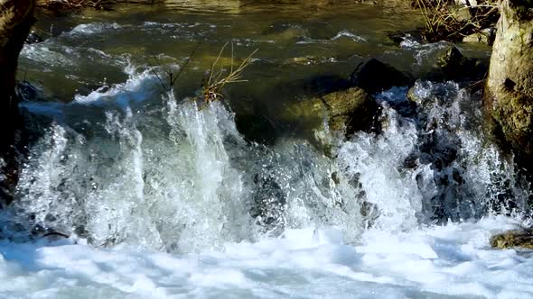 Slowmotion Flowing River