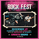 Rock Fest Concert Flyer - GraphicRiver Item for Sale