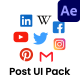 Social Media Post UI Pack - 8 in 1 - VideoHive Item for Sale