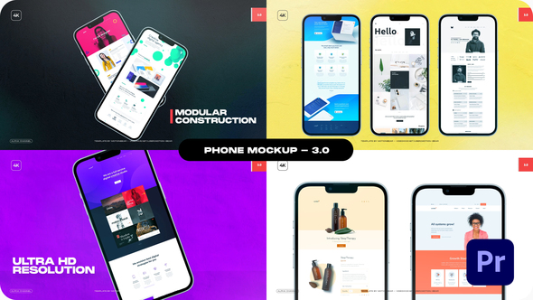 Phone Mockup - Package 03 - Premiere Pro