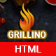 Grillino - Restaurant Bar & Bistro HTML Template - ThemeForest Item for Sale