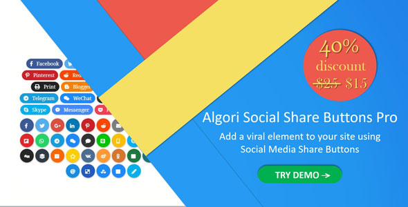 Boost Your Website’s Sharing Potential with Algori’s Social Share Buttons Pro for WordPress Gutenberg
