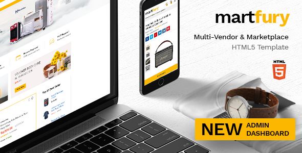 Martfury - Multipurpose Marketplace HTML5 Template + Admin Template