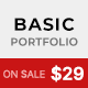 Basic - Minimal Portfolio WordPress Theme - ThemeForest Item for Sale