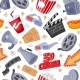 Movie Elements Pattern - GraphicRiver Item for Sale