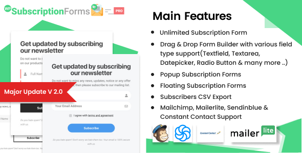 WP Subscription Forms PRO
