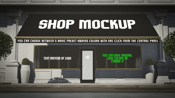 Shop Mockup Logo