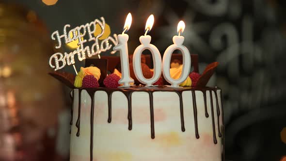 100th Birthday Cake