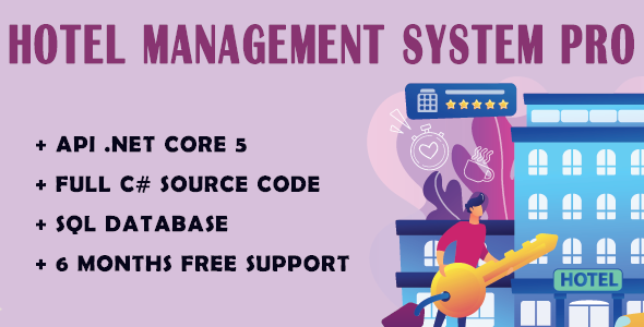 Hotel Management system PRO |  API .NET CORE 5