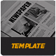 The Great Newspaper Square Trifold - GraphicRiver Item for Sale