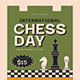 Retro International Chess Day Event Flyer - GraphicRiver Item for Sale