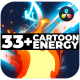 Cartoon Fire Energy And Explosions | DaVinci Resolve - VideoHive Item for Sale