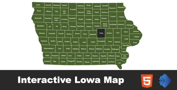 Interactive Lowa Map