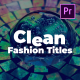 Clean Fashion Titles - VideoHive Item for Sale