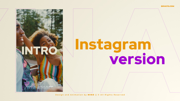 Dynamic Intro Logo Instagram