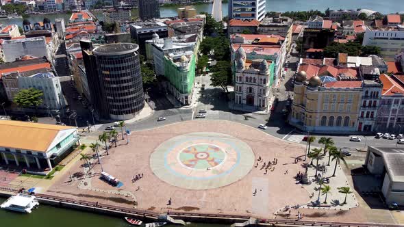 Brazil Northeast. Historic centre of downtown Recife, Pernambuco, Brazil.