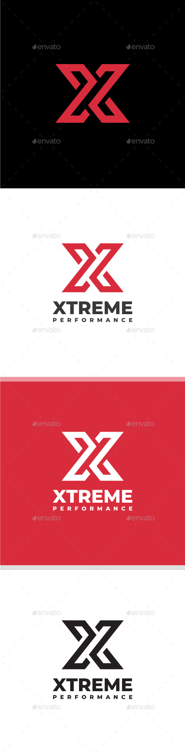 Xtreme - Letter X Logo Template