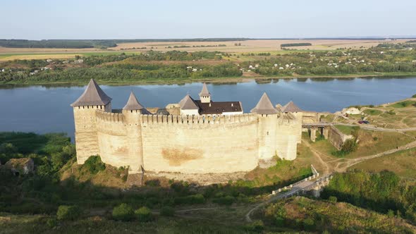 Beautiful Old Khotyn Fortress