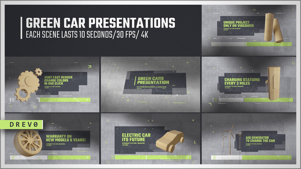Green Car Presentation/ Tesla/ Electric Car/ Eco Planet/ Renewable Energy/ Ecology/ Battery/ Bio