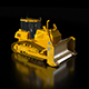 Crawler bulldozer - 3DOcean Item for Sale