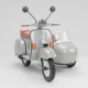 Vespa PX  125 2011 With Sidecar - 3DOcean Item for Sale