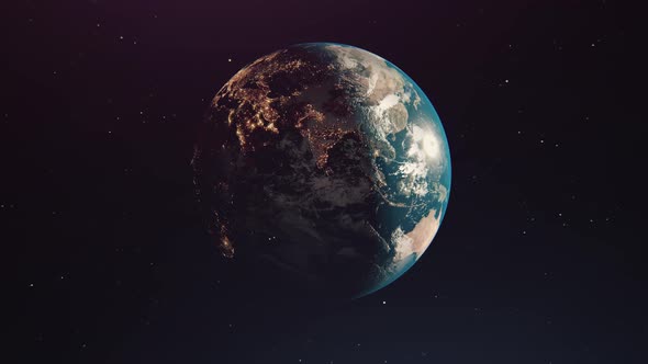 Planet Earth Animation. Cinematic World