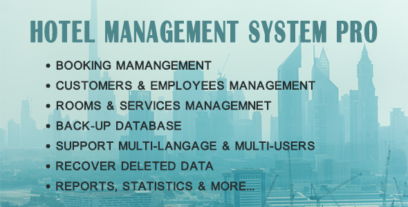 Hotel Management System | Full C# source Code & Sql server