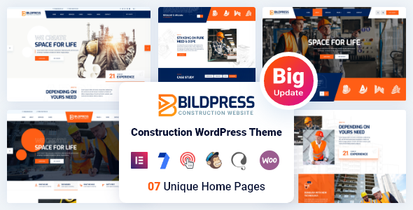 BildPress – Construction WordPress Theme