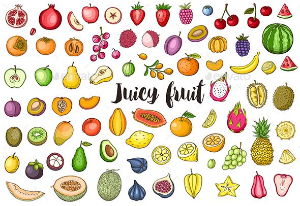 Fruit Graphics, Designs & Templates from GraphicRiver