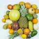 Time Lapse Shooting Exotic And Tropical Fruits On A White Background. - VideoHive Item for Sale
