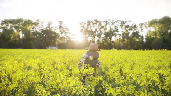 Dream of Boy Going in the Field