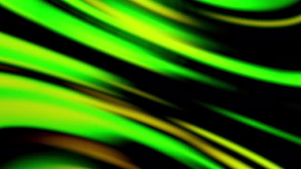 Abstract Green Colorful Stripes Curve Background