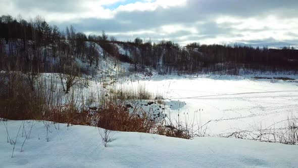 Winter, February, Quarry And River 43