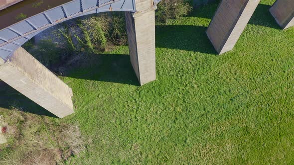 A stunning Viaduct, bridge on in the beautiful Welsh location of Pontcysyllte Aqueduct and the famou