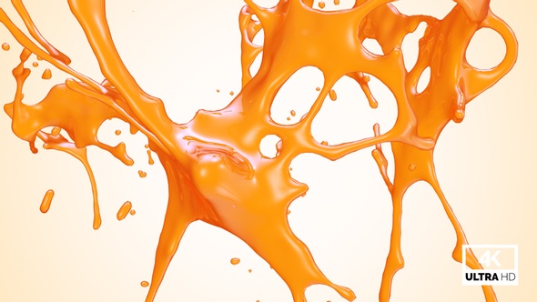 Orange Juice Explosion Splash alt
