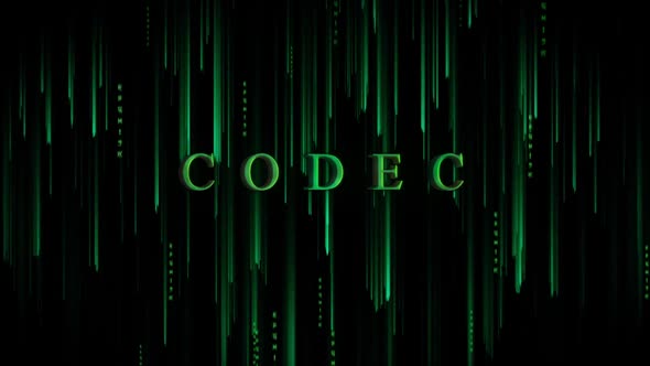 Digital Cyber Background Codec