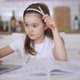 Girl Using Laptop During Online Studies - VideoHive Item for Sale