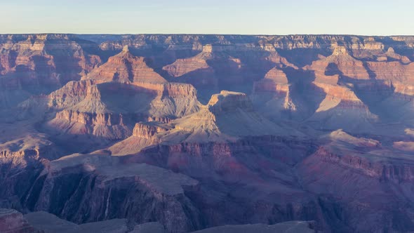 Grand Canyon at Sunset. South Rim. Arizona, USA