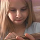 Little Girl and Smartphone - VideoHive Item for Sale