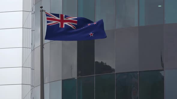 New Zealand Flag Background 4K