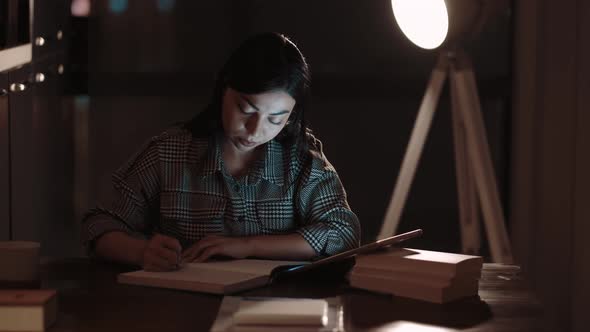 Woman Taking Notes