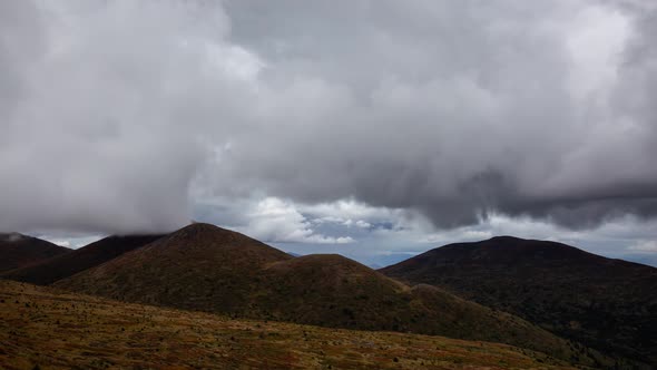 Time Lapse. Nature in Yukon, Canada