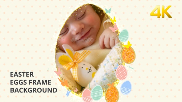 Easter Eggs Frame Overlay Background alt