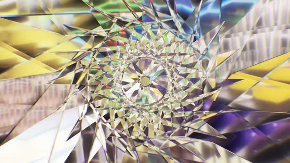 Abstract Glass Kaleidoscope